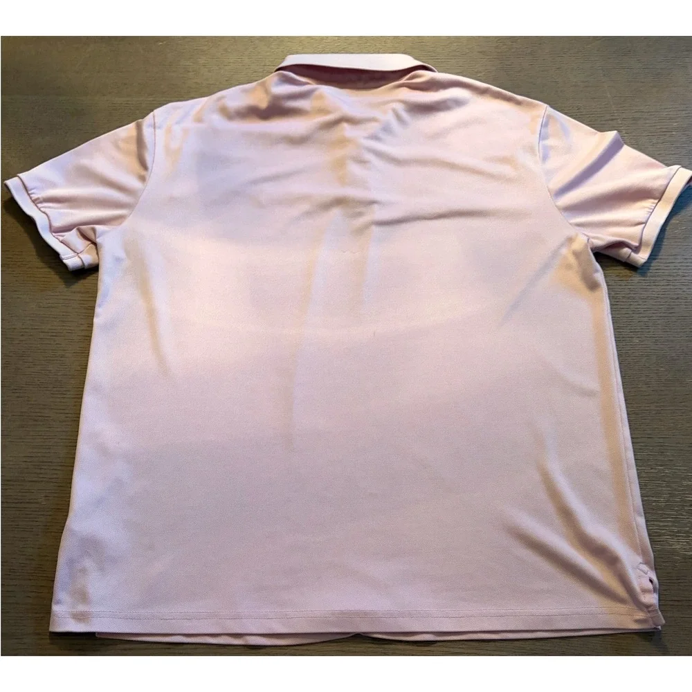 Polo Ralph Lauren Performance Mens Large Pink Short Sleeve Golf Polo Shirt L